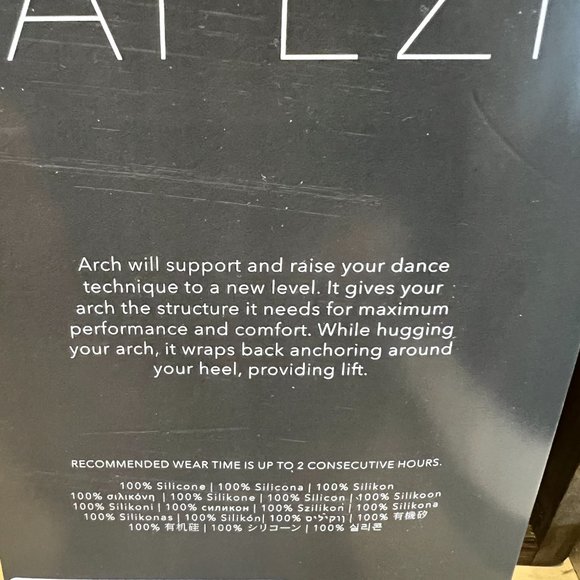 Capezio Arch - Supports Performance - NEW - BLACK - Picture 4 of 5